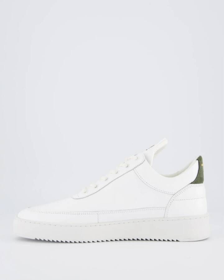 Filling Pieces Lage Top Witte Sneaker White Heren