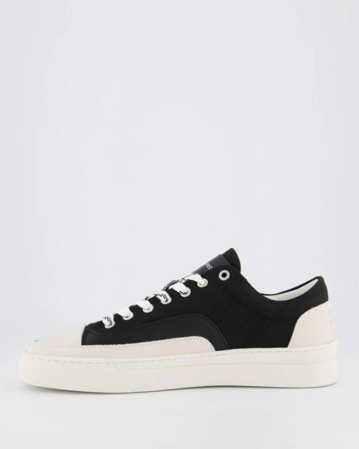 Filling Pieces Lage Zwarte Sneaker Black Heren