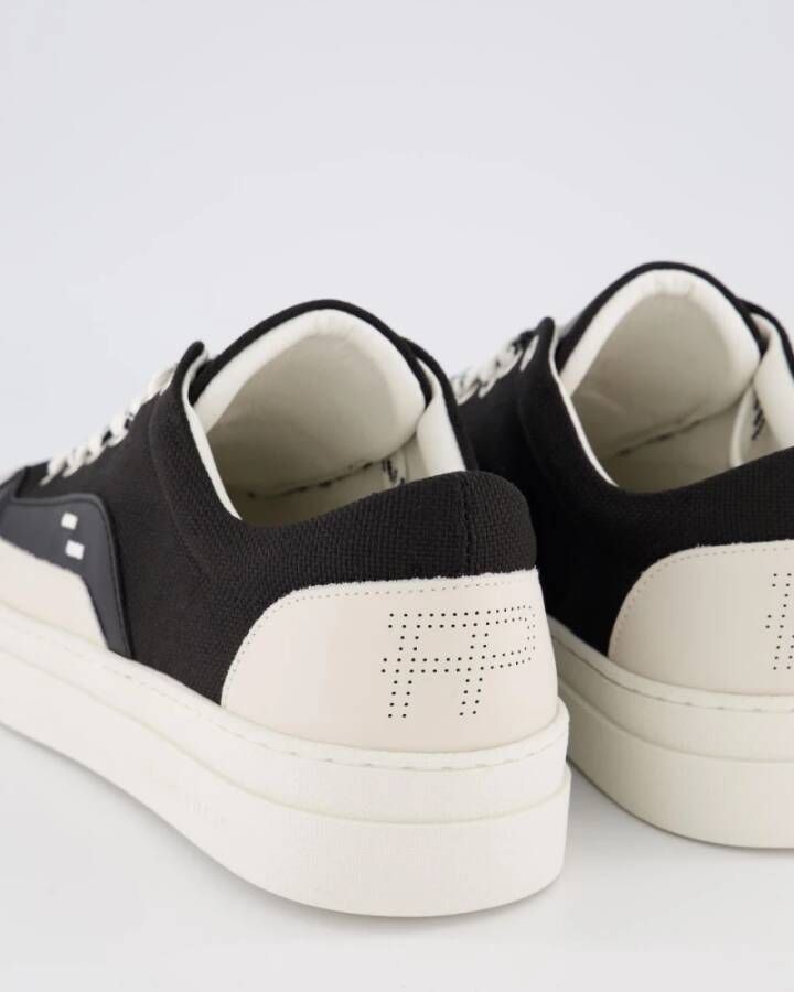 Filling Pieces Lage Zwarte Sneaker Black Heren