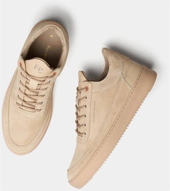 Filling Pieces Sneakers Suede Beige Unisex