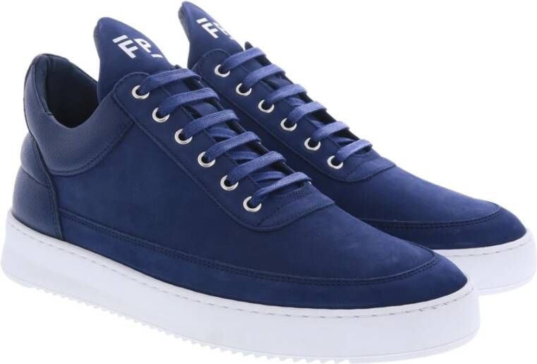 Filling Pieces Low Top Crumbs Mix Sneakers Blauw Heren