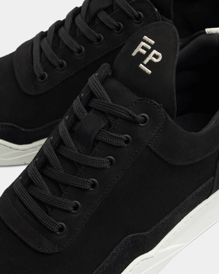 Filling Pieces Low Top Ghost Black | Off White Black Heren