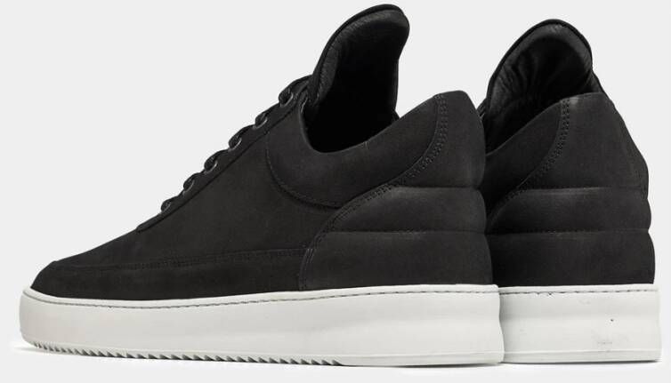 Filling Pieces Low Top Ripple Basic Black Zwart Heren