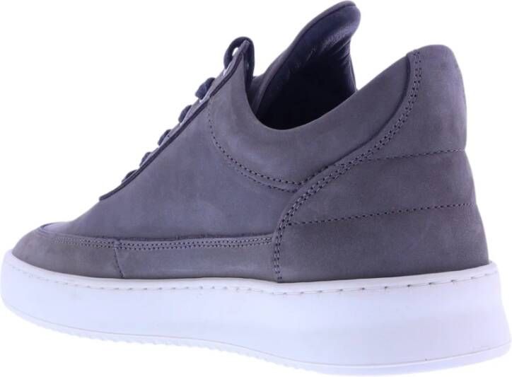 Filling Pieces Low Top Rippleubuck Grijs Heren