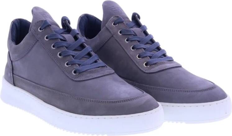 Filling Pieces Low Top Rippleubuck Grijs Heren