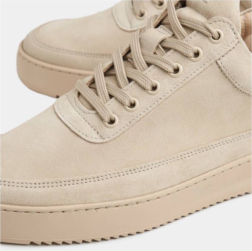Filling Pieces Low Top Suede All Beige Unisex