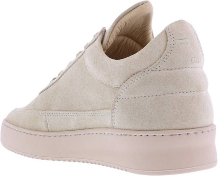 Filling Pieces Low Top Suede Beige Unisex