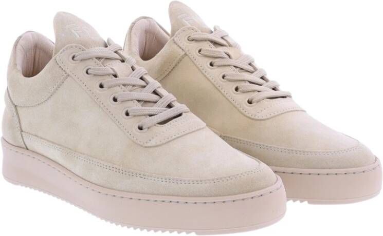 Filling Pieces Low Top Suede Beige Unisex