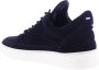 Filling Pieces Low Top Suede Organic Navy Heren Sneakers - Thumbnail 2