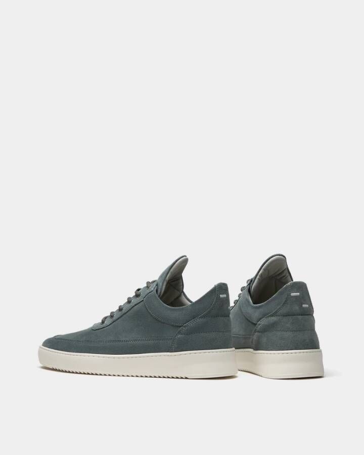 Filling Pieces Low Top Suede Sage Green Heren