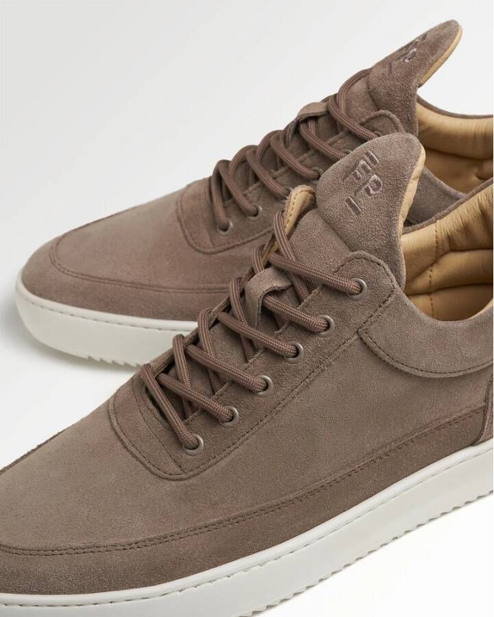 Filling Pieces Low Top Suede Sneakers