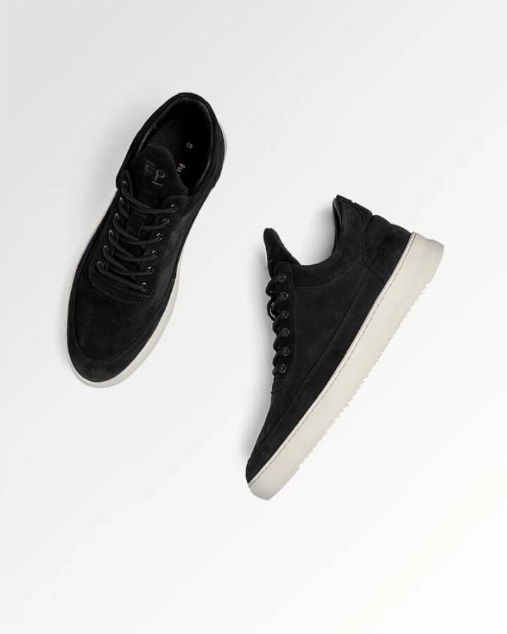 Filling Pieces Low Top Suede Sneakers