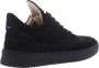 Filling Pieces Lage Top Suède All Black Sneakers Black Heren - Thumbnail 4