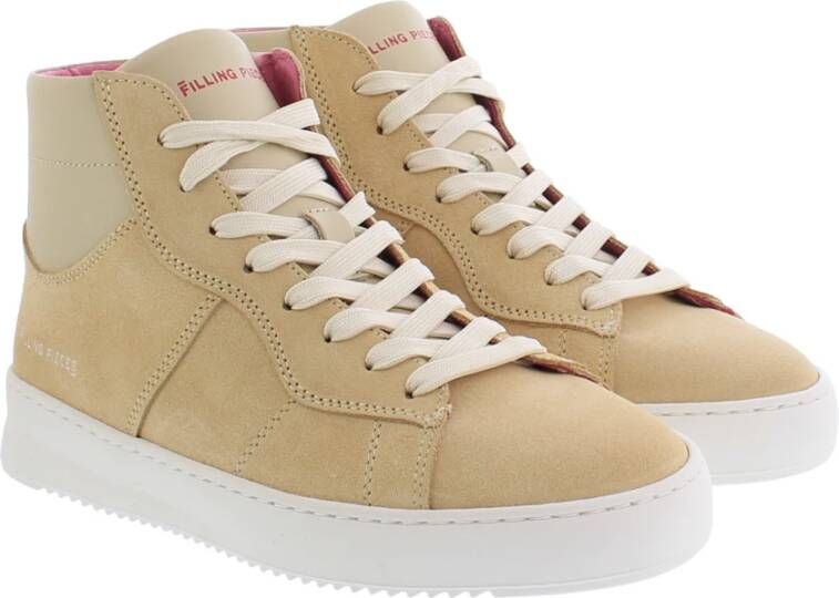 Filling Pieces Mid Court Sneakers Beige Unisex