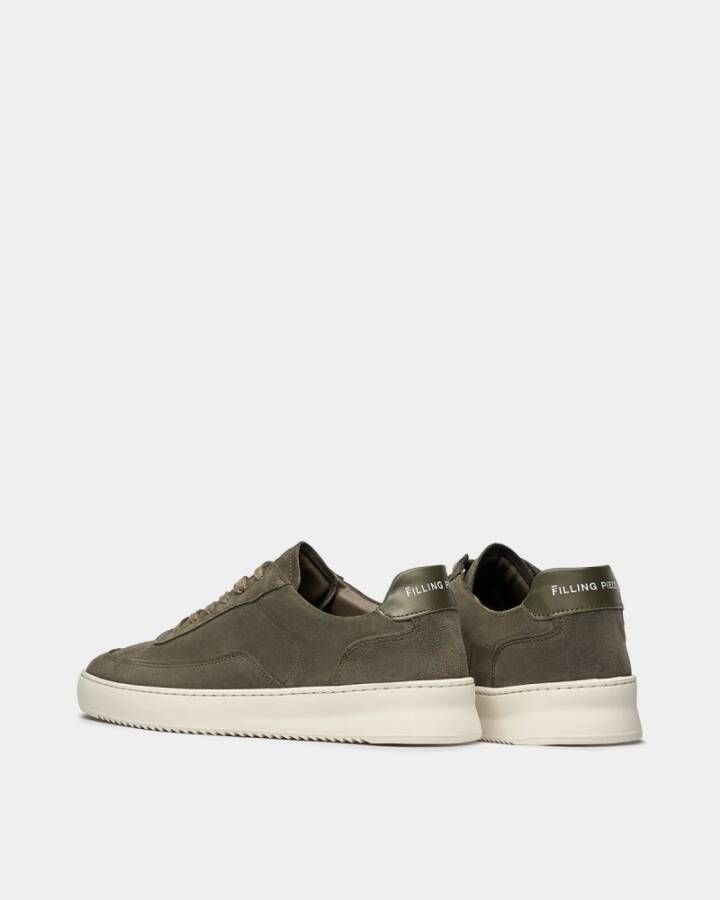 Filling Pieces Mondo Organic Suede Green Groen Heren