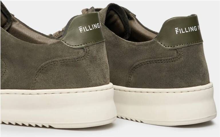 Filling Pieces Mondo Organic Suede Green Groen Heren