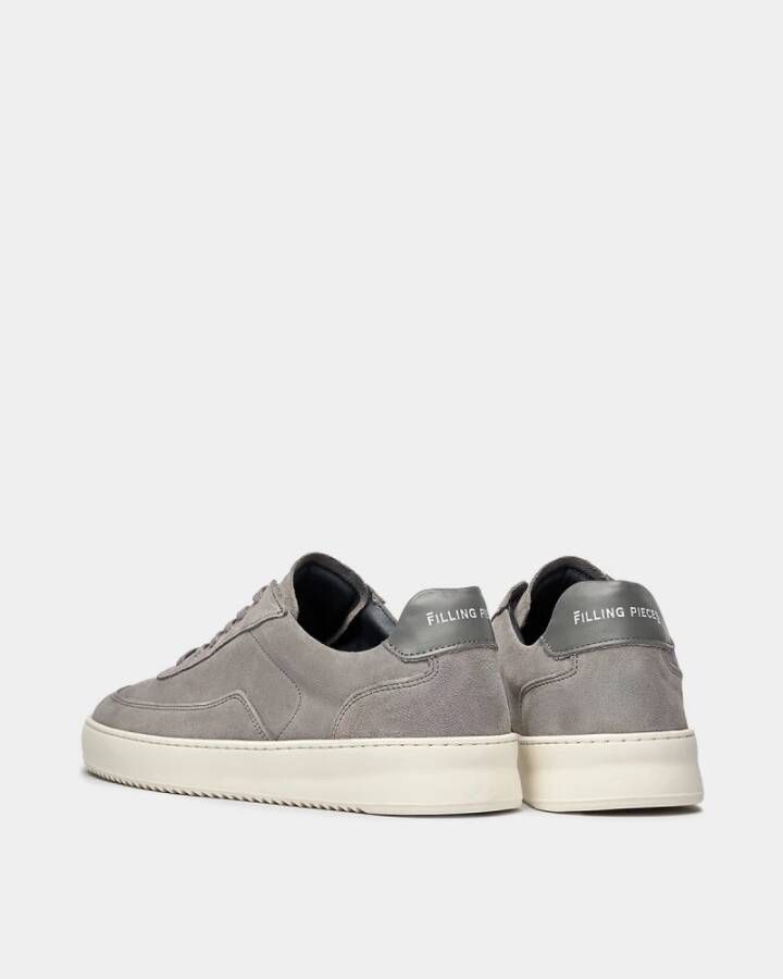 Filling Pieces Mondo Organic Suede Grey Grijs Unisex