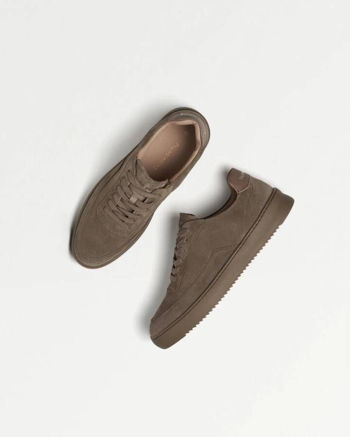 Filling Pieces Mondo Suede All Taupe Sneakers