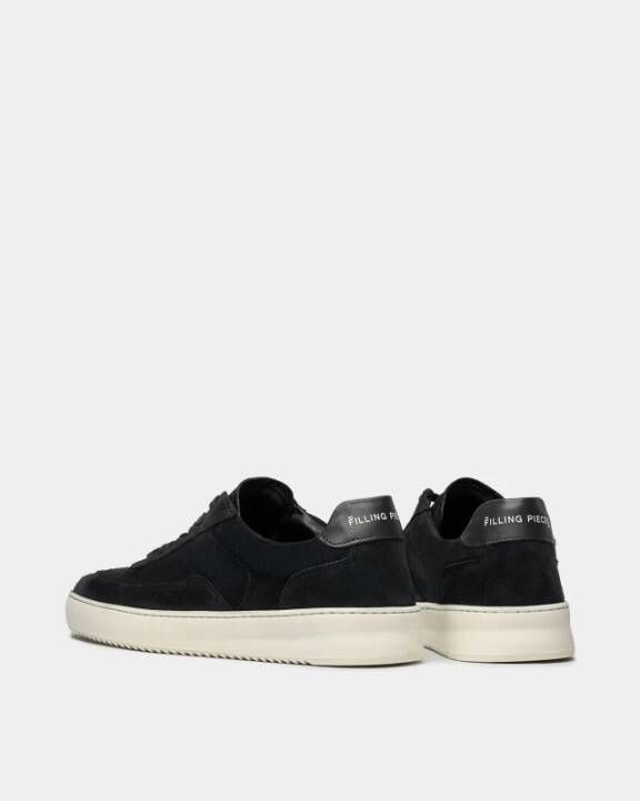 Filling Pieces Organische zwarte sneakers Black Heren