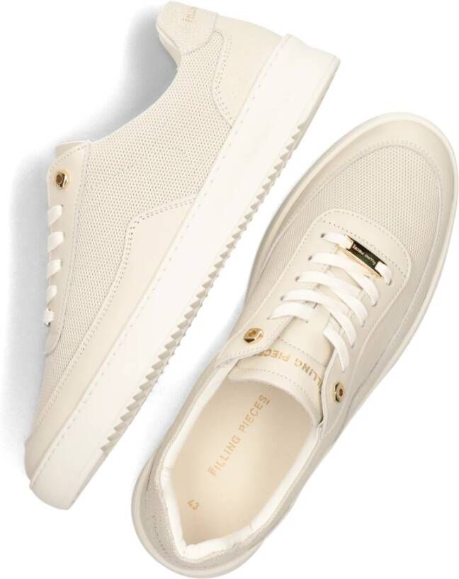 Filling Pieces Off-White Sneakers Beige Heren