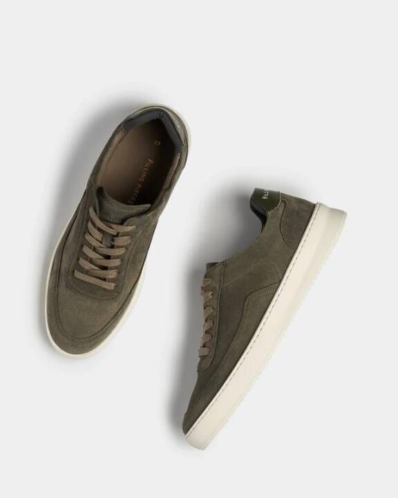 Filling Pieces Groen Suede Mondo Sneakers Green Heren