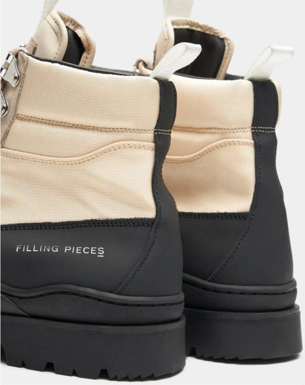 Filling Pieces Veterlaarzen Mix Beige Unisex