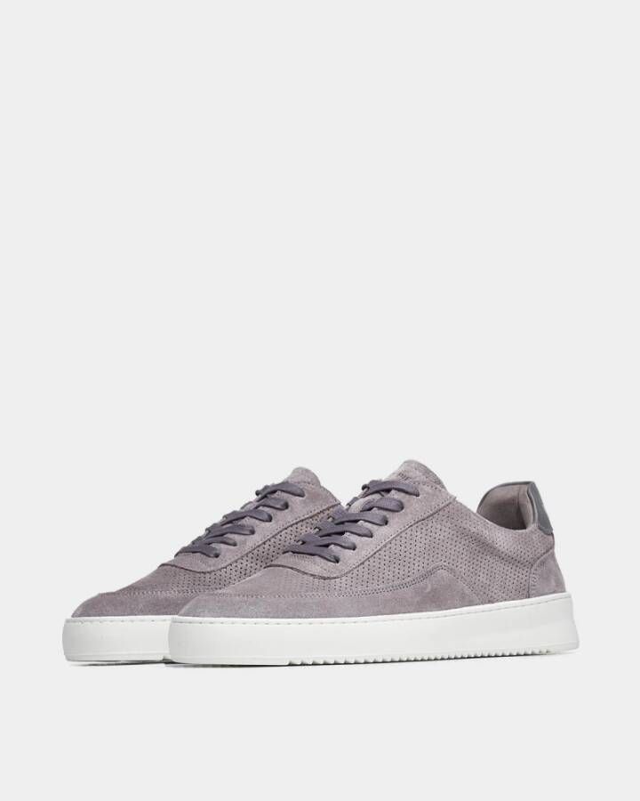 Filling Pieces Sneakers Mondo Perforated Grijs Unisex