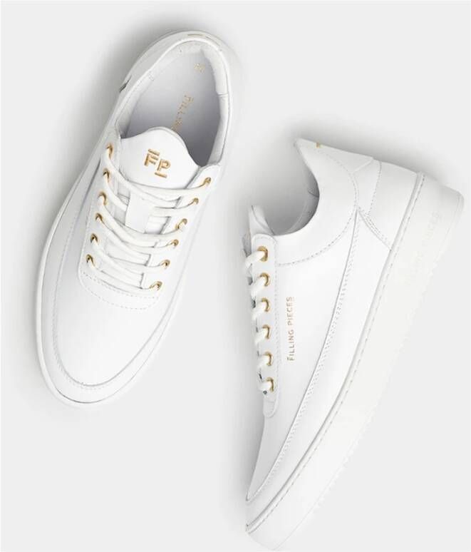 Filling Pieces Sneakers Nappa Wit Heren