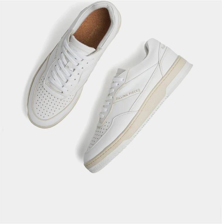 Filling Pieces Sneakers Spin Organic Wit Unisex