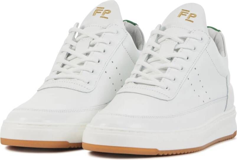 Filling Pieces Sneakers Wit groen Wit Heren