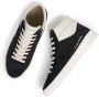 Filling Pieces Zwarte Suède Mid Court Schoenen Black Dames - Thumbnail 4