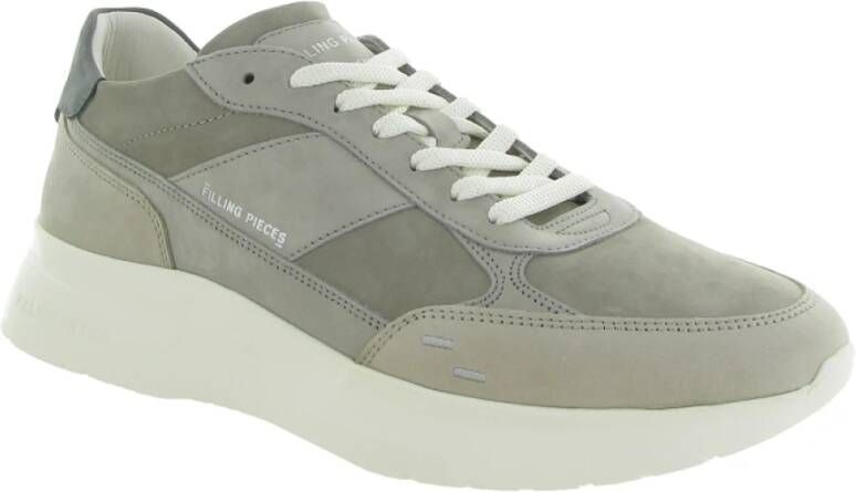 Filling Pieces Taupe Nubuck Jet Runner Schoenen Gray Heren