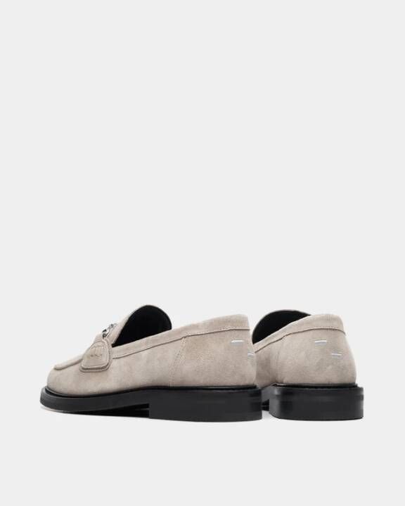 Filling Pieces Taupe suède loafers Beige Heren