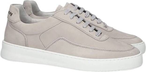 Filling Pieces Vulstukken Mondo 2.0 Ripple Nubuck Sneakers Grijs Unisex