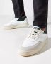 Filling Pieces Witte leren sneakers Ronde neus Groene accenten White Heren - Thumbnail 3