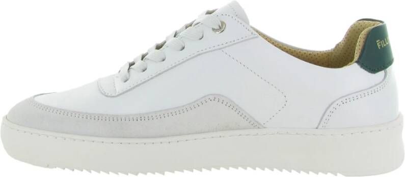 Filling Pieces Witte Squash Mondo Suede Lux White Heren