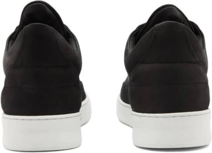 Filling Pieces Zwarte Ripple Basic Sneakers Black Heren