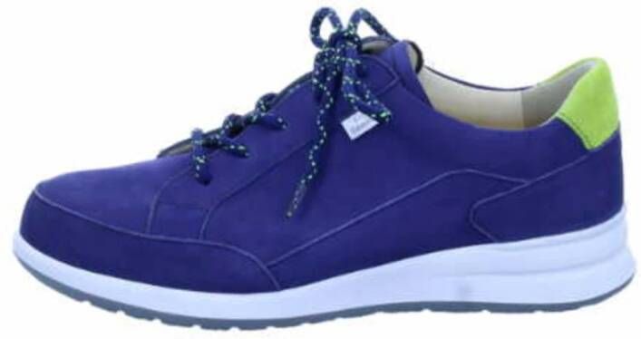 Finn Comfort Blauwe Veterschoenen