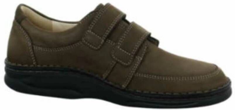 Finn Comfort Casual heren veterschoenen in Ebony