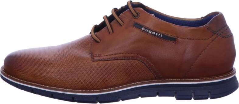 Finn Comfort Casual heren veterschoenen in lichtbruin