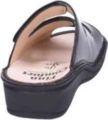 Finn Comfort Comfortabele Leren Slippers voor Vrouwen