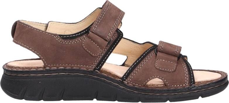 Finn Comfort Comfortabele sandaal van zacht nubuckleer
