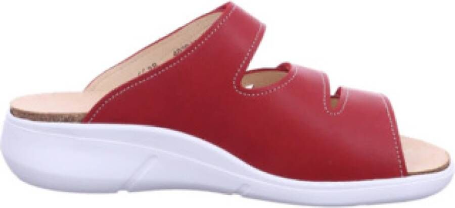 Finn Comfort Comfortabele Slippers in effen kleur