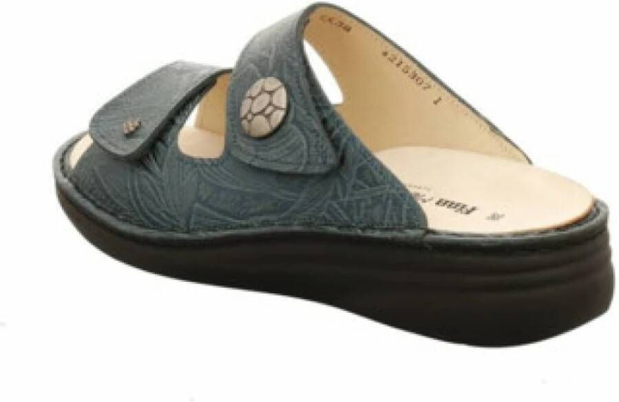 Finn Comfort Comfortabele Slippers in effen kleur