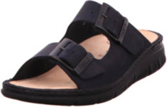 Finn Comfort Damesslippers in marineblauw