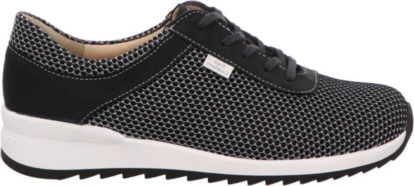 Finn Comfort Grijze Veterschoenen