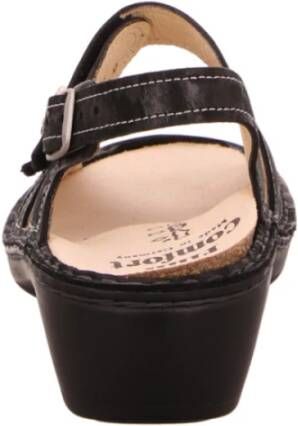 Finn Comfort Sandalen van reliëfleder