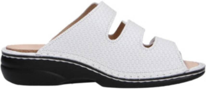 Finn Comfort Witte Comfort Sandalen voor Dames