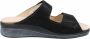 Finn Comfort Zwarte damesslide sandalen - Thumbnail 2