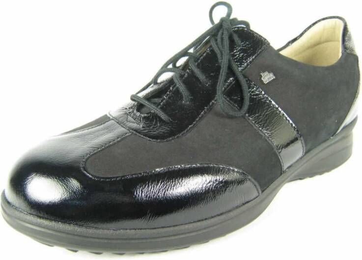 Finn Comfort Zwarte Veterschoenen